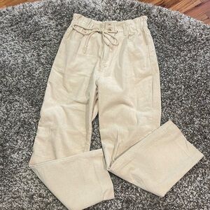 Tan courdoroy paperback pants